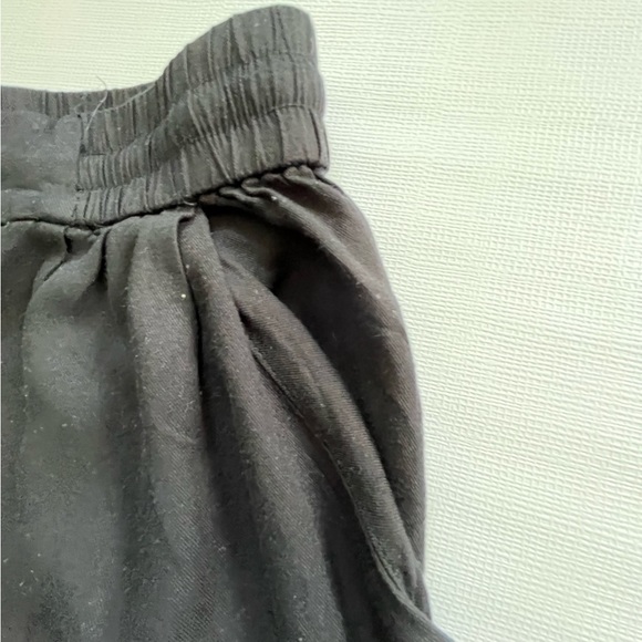 Talula Aritzia Joggers Relaxed Rayon Black Sz L - Picture 5 of 12